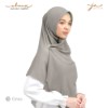 Jilbab Afra Voal Polos - Water Repellent - JAFR - Almaa' 03 Griss